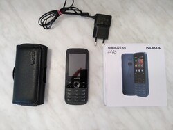 Nokia dual sim 225 4G telefon övre is kapcsolható bőr tokkal