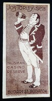 Törley pezsdőreklám számolócédula (Talisman Casino)