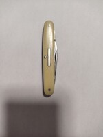 Vintage VENUS ollós bicska, celluloid nyél, 1960-as évek környéke – 8 cm