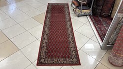 4491 KIÁRUSÍTÁS  Mir mintás gyapjú perzsa futó szőnyeg 70X240CM