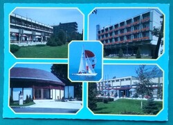 Balaton. Nyár. Vitorlás. Csopak részletek - 1989, postatiszta képeslap,