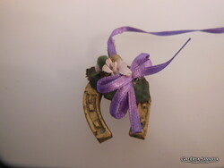 FÉM - RÉZ - MINIATŰR  - PATKÓ - TÖMÖR - 3,5 x 2,5 cm - RETRO - OSZTRÁK - HIBÁTLAN