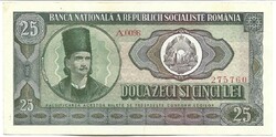 25 lei lej 1966 Románia 2.