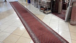 4492 EXTRA HOSZZÚ Mir mintás gyapjú perzsa futó szőnyeg 90X710CM