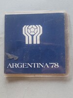 Argentina 1978  FIFA világkupa külön kiadás 3 db emlékérem eredeti csomagolásban