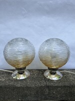 Vintage asztali lámpa pár felújítva - retro design mid century modern