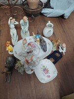 Porcelánok, egyben eladók Herendy , Zsolnai, Aquincumi