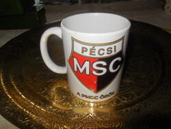 PMSC  Pécs  , szurkolói  csésze , 8,5 x 9,8 cm