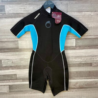 Decathlon Tribord fekete-kék gyerek neoprén ruha 143-152 cm