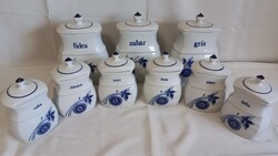 Fűszertartó garnitúra román porcelán