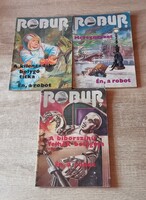 Robur Sci-Fi magazin csomag (7., 8., 9. szám) – Gyűjtői, firkamentes állapotban!