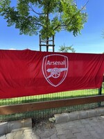 Arsenal Uefa Champions League Final kétoldalas molinó eladó