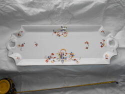 Antik CARLSBAD  porcelán szendvics tál