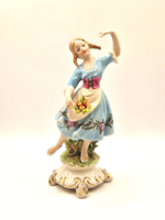 Capodimonte Bruno Merli táncoló lány 18cm