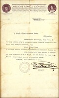 2A777 Az Országos Rákóczi Szövetség köszönőlevele 1931-ből