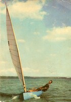 Képeslap: Hajók. Balaton.