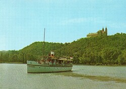 Képeslap: Hajók. Balaton.