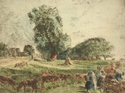 (K) Aszódi Weil Erzsébet (1901-1976) : Fűzfánál