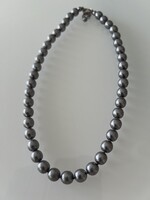 Fémszürke tekla nyaklánc, 50 cm