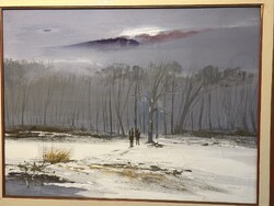 Darabont Tamás - Tél az erdőn..(72x92cm)