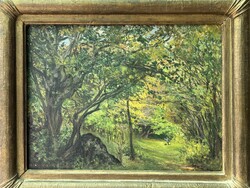 Szegedy Maszák Leona - Hunter in the landscape..30x40cm