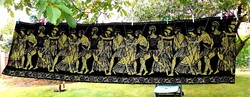 240cm. retro kárpit anyag, bársonyszerű, falvédő, méteráru, terítő