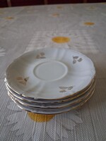 Antk Roschütz német porcelán csészealj 3+1 repedt-készletkiegészítésnek