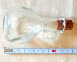Üveg olajtartó kancsó karaf 180 ml-es üvegedény parafa dugóval ecet ecetlé olívaolaj kiöntő