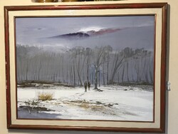 Tamás Darabont - Winter in the Forest..(72x92cm)