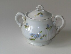 Zsolnay barackvirágos porcelán kávés cukortartó