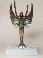 ART DECO BRONZ ANGYAL SZOBOR (250615)