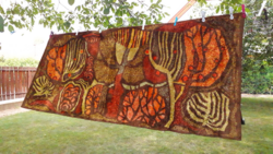 Retro mokett, falvédő, faliszőnyeg 160x70cm