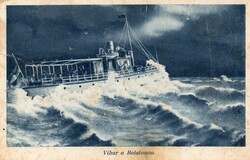 Képeslap: Hajók. Balaton.