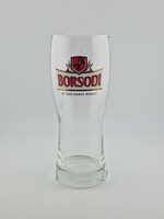 Klasszikus Borsodi Söröspohár 0,5l – „Az élet habos oldala” Szlogenes, Hibátlan