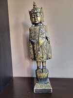 Egzotikus álló Buddha szobor 61cm