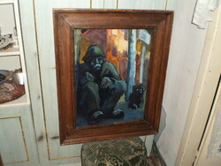 Szignozott akvarell