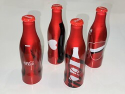 100 éves a Coca Cola 4 db alumínium fém palack - Coca-Cola alu palack
