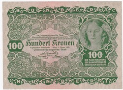 100 Korona 1922   A képen látható  Szép állapotban