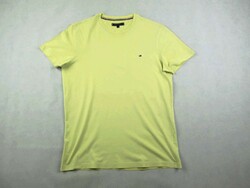 EREDETI TOMMY HILFIGER (L) SPORTOS RÖVID UJJÚ FÉRFI FELSŐ PÓLÓ