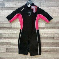 Decathlon Tribord fekete-pink gyerek neoprén ruha 143-152 cm