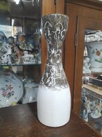 Retro Jelzett Mázas Kerámia Váza.29 cm.