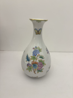 Herendi porcelán Viktória mintás szűkített nyakú váza 1. osztályú hibátlan