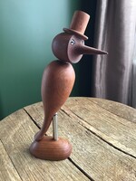 Régi dán holló teakfa Hans Bolling design dugóhúzó