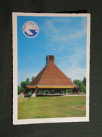 Képeslap,Balatonszemes,Hullám kemping látkép,részlet , 1985-