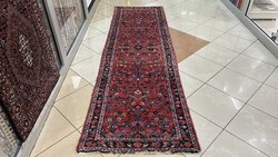 4446 Iráni Hussainabadi kézi gyapjú perzsa futó szőnyeg 85X300CM