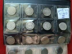 Antik 84 db-os érme Német Császárság Birodalom (Csak sasos!) 5, 10 Pfennig (No.2)