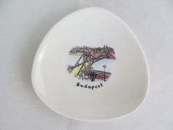 Aquincumi porcelán tálka Budapest emlék