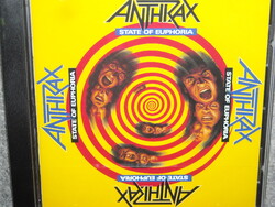 ANTHRAX STATE OF EUPHORIA CD ÚJ gyári bontatlan