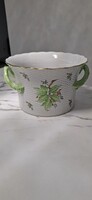 Herendi hatalmas Hecsedli mintás porcelán kaspó