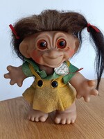 1961 eredeti bilétás 8" THOMAS DAM D.A.M. TROLL kerek fül #190918